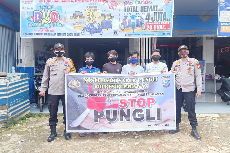 Antisipasi Aksi Kriminalitas dan Pungli, Polsek Ukui Gali Informasi dari Masyarakat