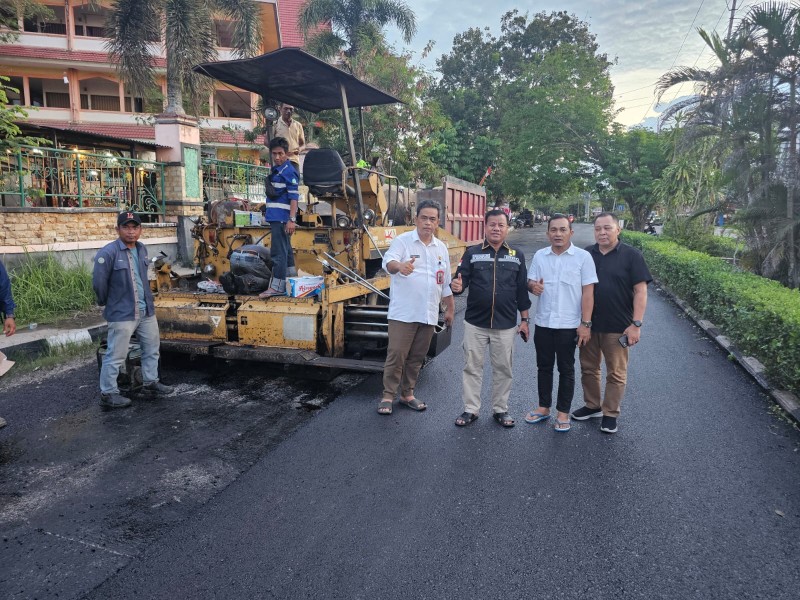 Berikan Kenyamanan Untuk Pengunjung Pacu Jalur;  Bupati Pastikan Ruas Jalan Dalam Kota Mulus