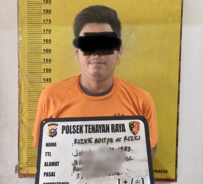 Supervisor Sales di Pekanbaru Ditangkap Usai Gelapkan Aset Perusahaan Senilai Rp25 Juta