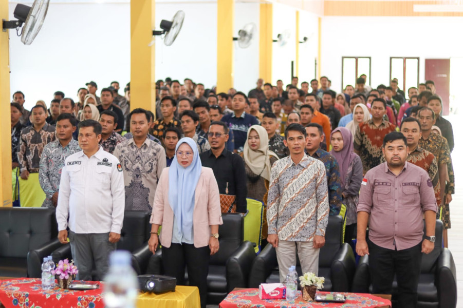 PPK dan PPS Se Kabupaten Kuantan Singingi Ikuti Rakor Pengamanan, Pelanggan dan Tindak Pidana Pada Pemilihan Gubernur dan Wakil, Bupati dan Wakil Bupati Tahun 2024