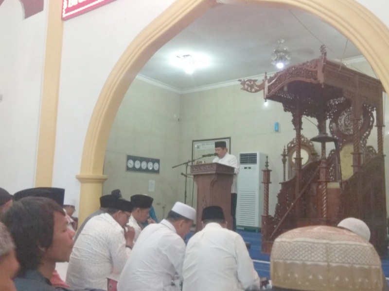 Bupati Bengkalis Hadiri Tausiyah Sempena Bulan Suci Ramadhan di Masjid Arafah Duri