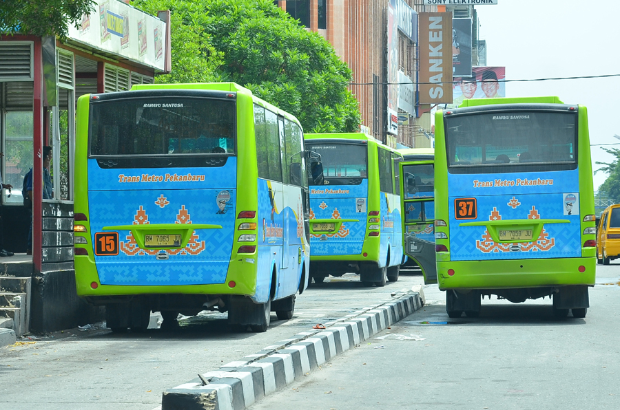 Lusa, Pemko Pekanbaru 'Terima' 50 Bus Hibah Kemenhub