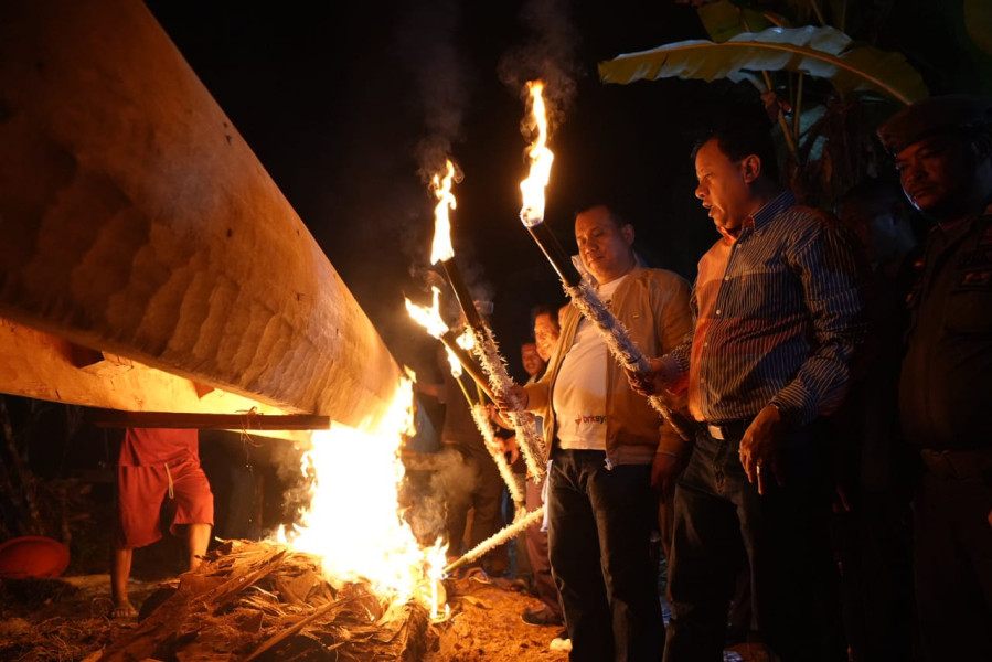 Layur Jalur Pulau Binjai, Warga Usulkan Pengaspalan Jalan Sepanjang 1,5 KM Ke Bupati