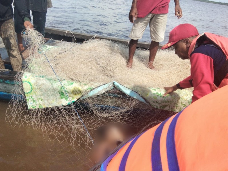 Pria Hilang di Sungai Kembung Dalam Ditemukan Meninggal Tersangkut di Jaring Nelayan