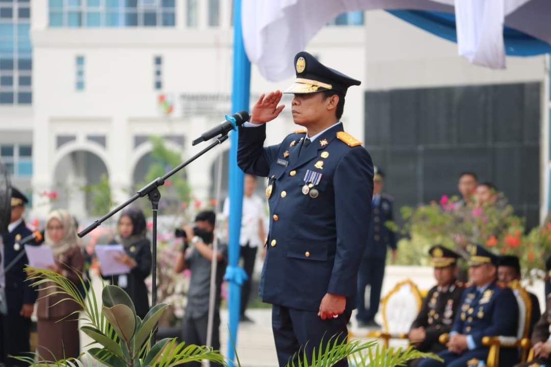 Pj Wali Kota Pekanbaru Pimpin Upacara Hari Perhubungan Nasional 2022