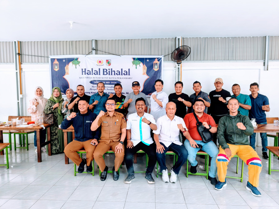 Dispora Pekanbaru Hadiri Halalbihalal KONI Pekanbaru