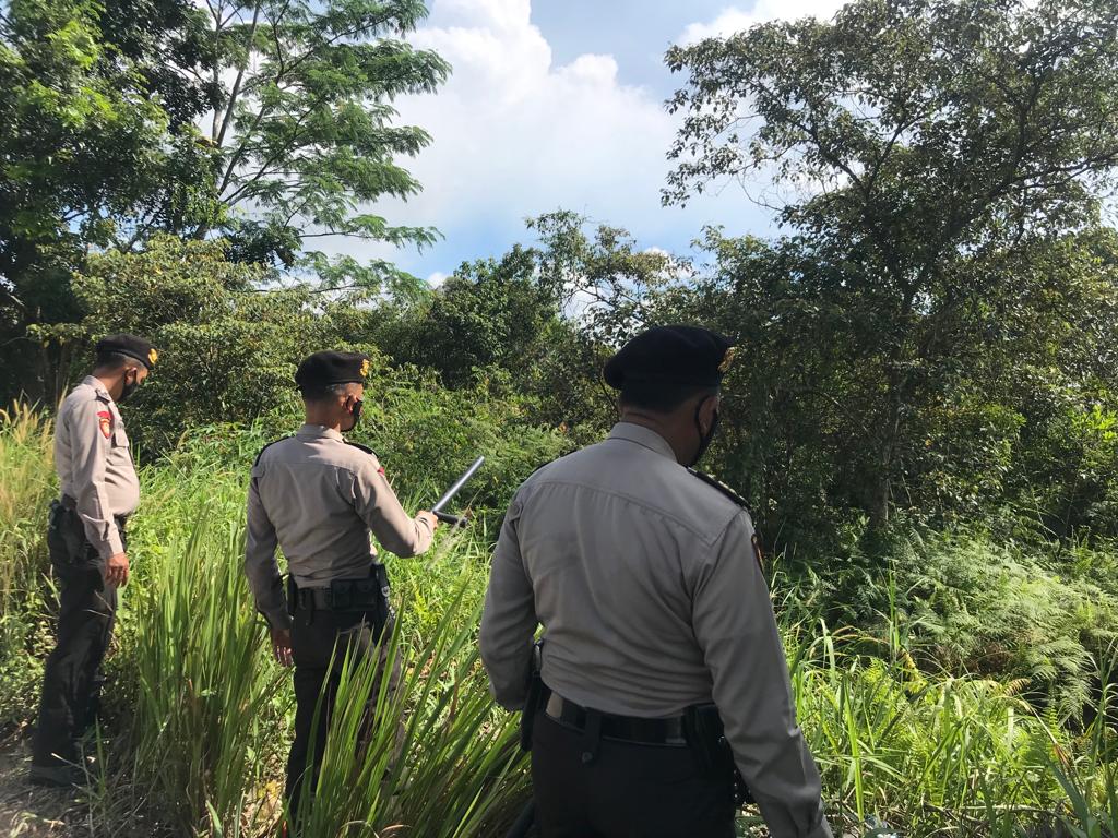 Lahan di Jalan Lingkar Dipantau Polisi Kecamatan Pangkalan Kerinci