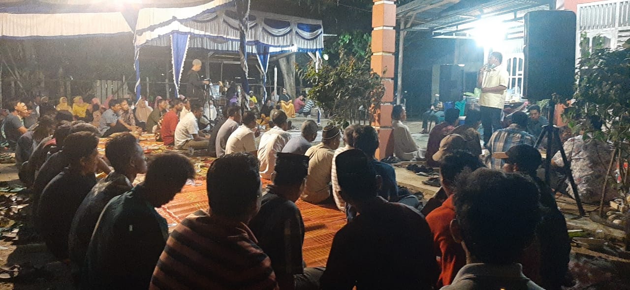 Silaturahmi di Logas Hilir  Ketua DPRD Kuansing Imbau Masyarakat Bantu Polisi Temukan Tahanan Positif Covid-19 yang Kabur