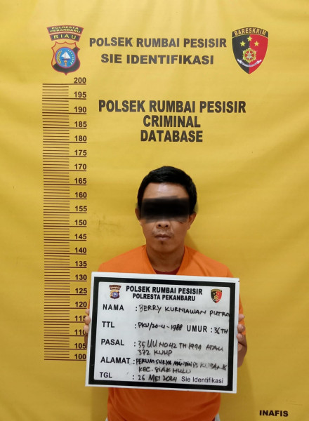 Jual Motor Kredit Tanpa Sepengetahuan Leasing,  Seorang Nasabah Ditangkap Polisi