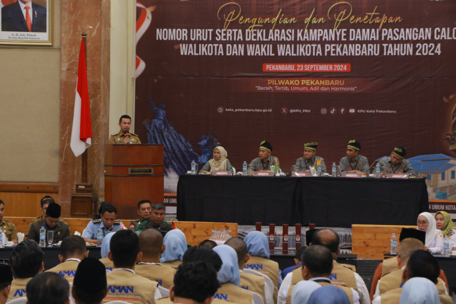 Pj Wako Pekanbaru Ajak Semua Pihak Jaga Kondusivitas Pilwako 2024