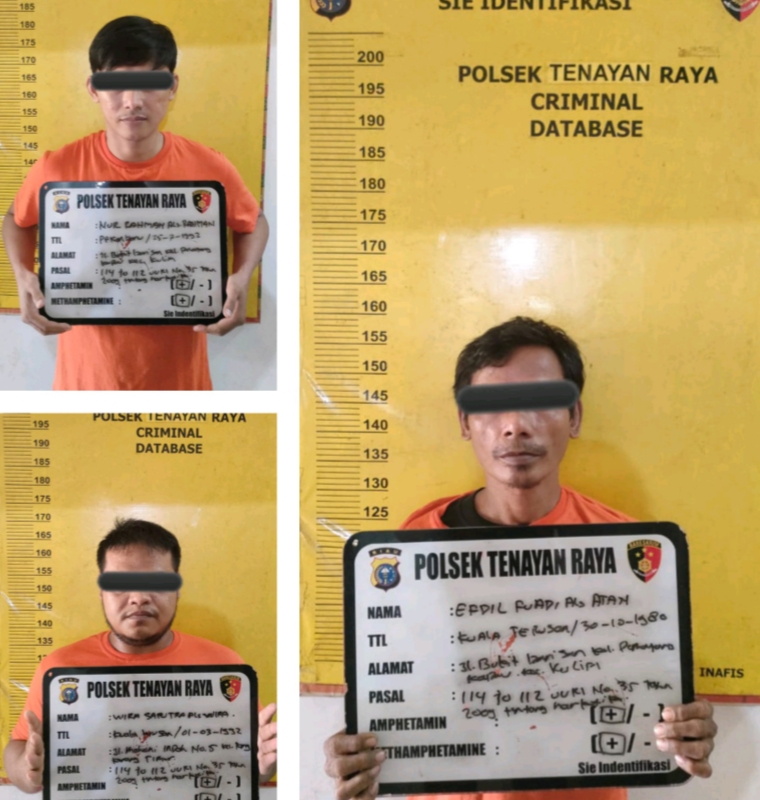 Pesta Sabu di Belakang Toko Roti, Polisi Amankan Residivis dan Dua Pria