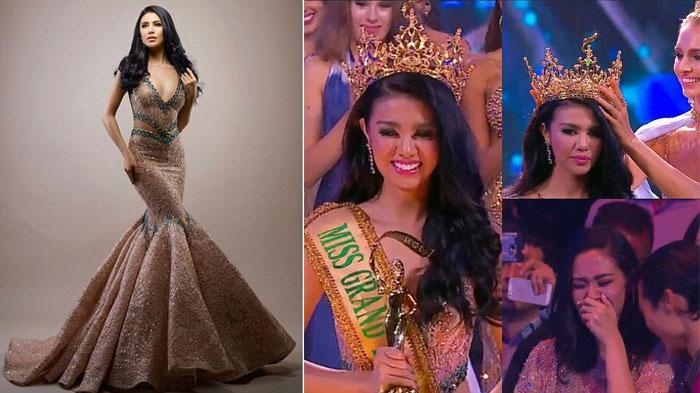 Arieska Jadi Perempuan Pertama Indonesia Raih Mahkota Miss Grand International
