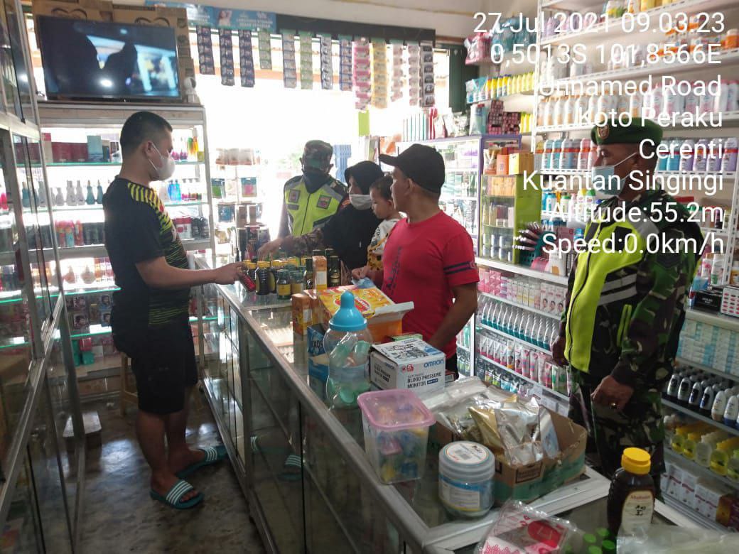 Babinsa Koramil 06/Cerenti Dim 0302/Inhu Berikan Edukasi Tentang Prokes Covid-19 Kepada Warga Binaan Desa Koto Cerenti Kecamatan Cerenti Kabupaten Kuansing