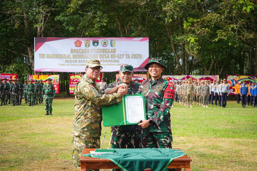 Bupati Tegaskan TMMD Wujud Nyata Kolaborasi Pemda dan TNI