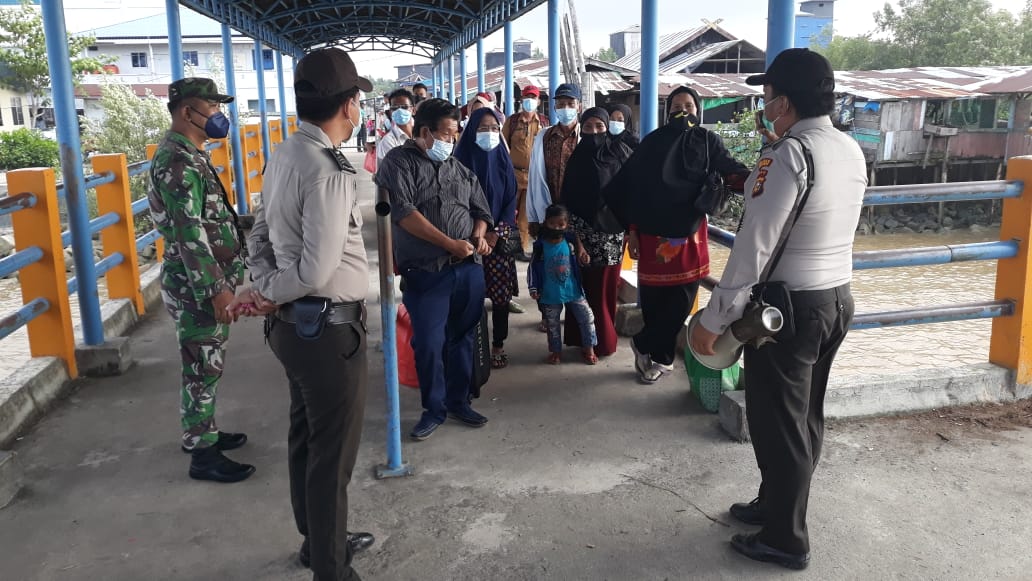 Pelabuhan Teluk Dalam Dijaga Ketat Polisi Setempat