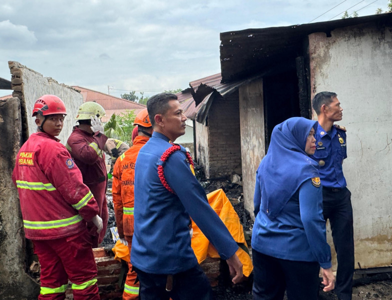 Kebakaran di Pekanbaru: Satu Rumah dan Dua Motor Hangus, Satu Korban Jiwa