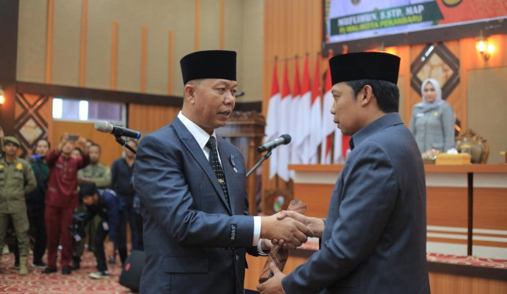 Indra Pomi Resmi Dilantik Jadi Sekda Kota Pekanbaru Defenitif