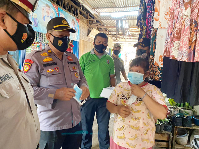 100 Hari Program Prioritas Kapolri, Polsek Pangkalan Kerinci Lakukan Operasi Gabungan