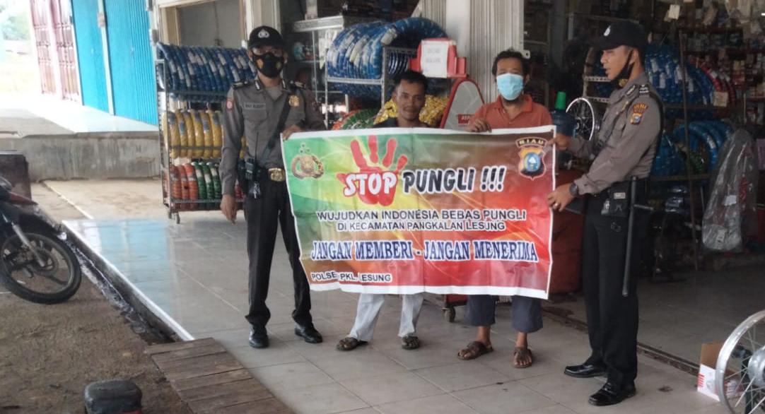 Polsek Pangkalan Lesung Sampaikan Larangan Pungli Kepada Masyarakat