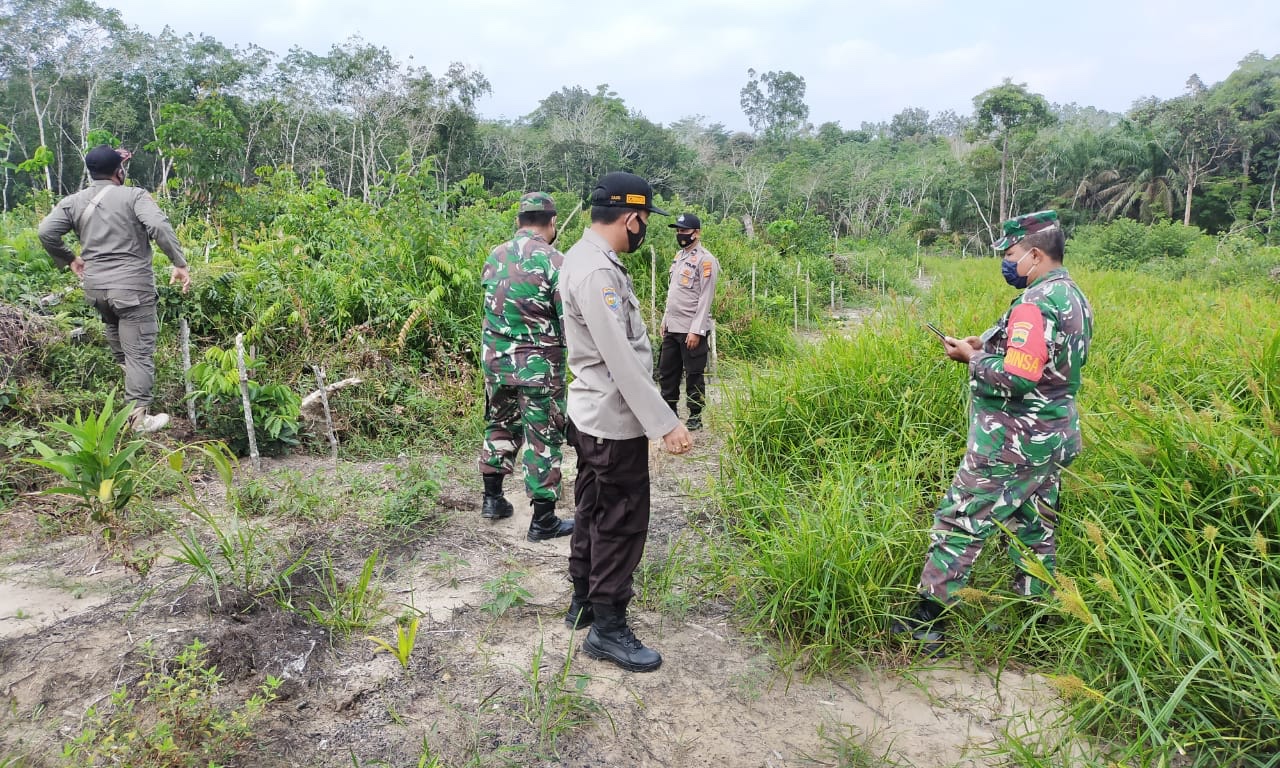 Dukung Program 100 Hari Kapolri, Polsek Bunut Lakukan Patroli ke Lokasi Rawan Kebakaran Hutan