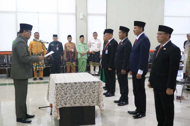 Plt Bupati Kuansing Suhardiman Amby Lantik 4 Eselon III Kuansing 