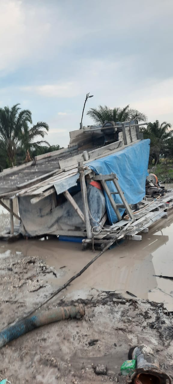 Konsisten Terus Lakukan Penertiban PETI, Polres Kuansing Tambah Tahanan 6 Lelaku PETI