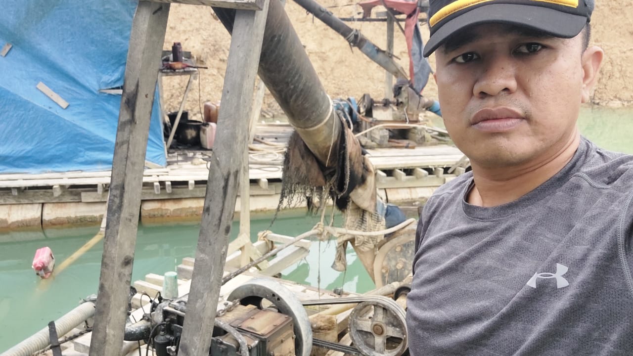 Penertiban Aktifitas PETI di desa Tanjung Pauh Kecamatan Singingi Hilir Kuansing