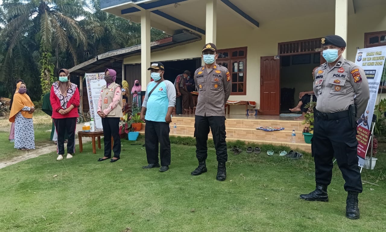 Polsek Pangkalan Lesung Kembali Laksanakan Pengamanan Kampanye Pilkada Pelalawan