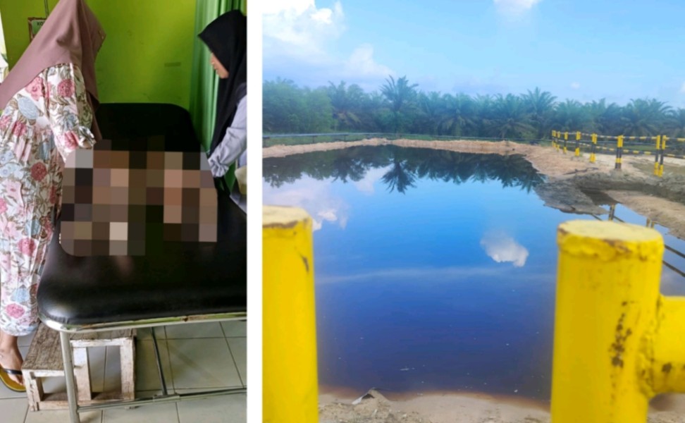 Tragis! Dua Balita Tewas Tenggelam di Kolam Bekas Pengeboran PHR di Rohil