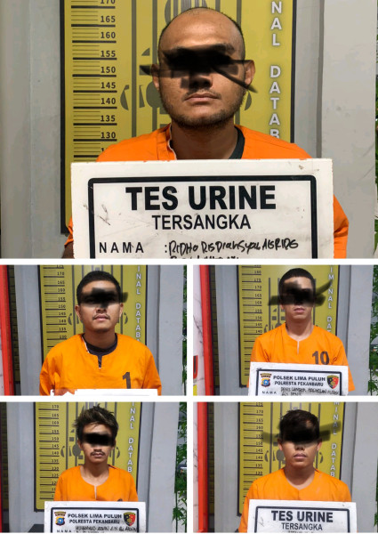 Terlibat Penyalahgunaan Narkoba, Polisi Amankan 5 Pelaku