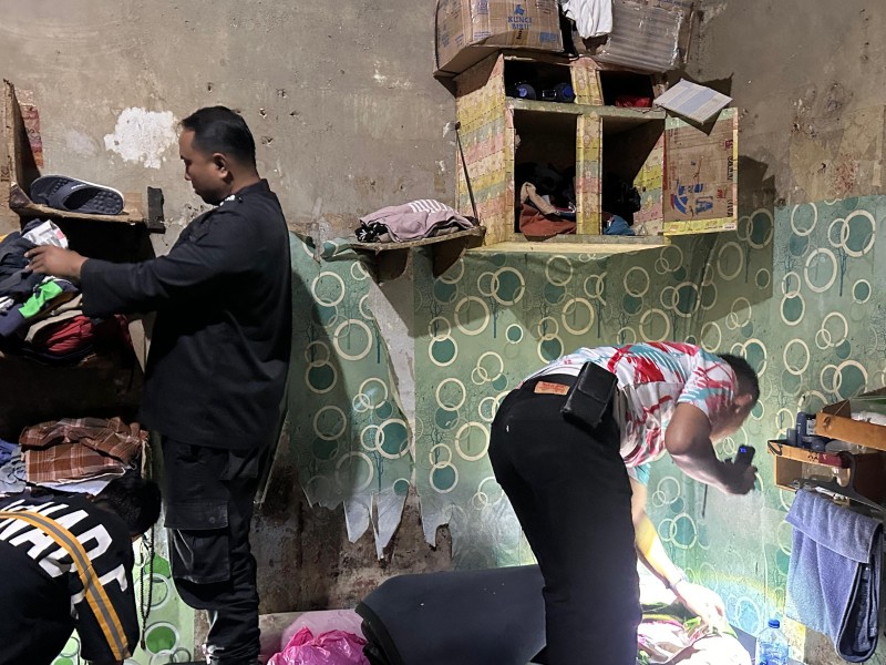 Lapas Pekanbaru Gelar Razia Halinar, Sikat Habis Handphone Ilegal dan Barang Terlarang