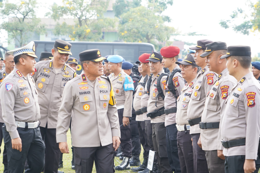 Polda Riau Kerahkan 1.395 Personel Amankan Pilkada 2024