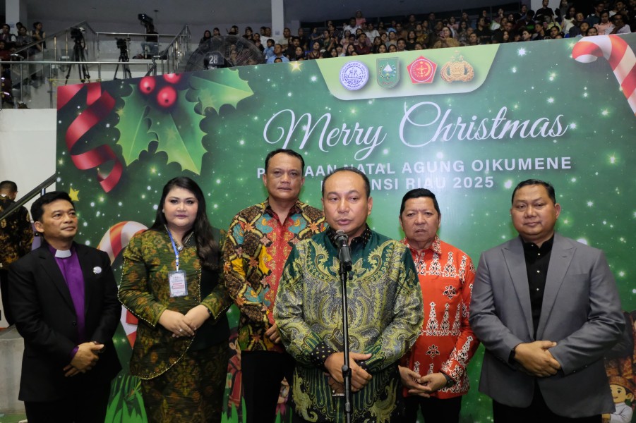 Kapolda Riau Serukan Kepedulian Lingkungan di Perayaan Natal Agung Oikumene 2025