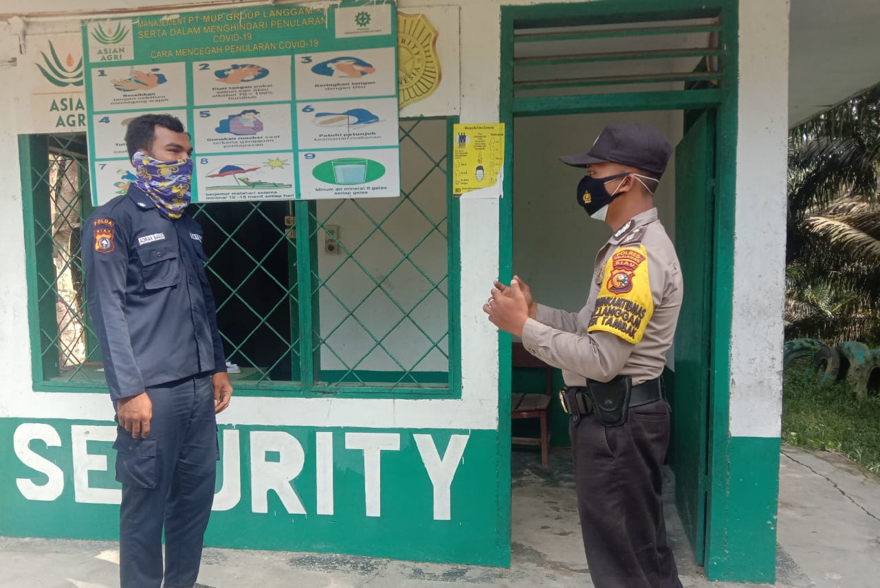 Polisi Kecamatan Langgam Gelar Patroli Cegah C3