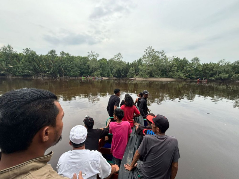 Nelayan Tewas Diterkam Buaya saat Mencari Siput di Sungai Trok Indragiri Hilir