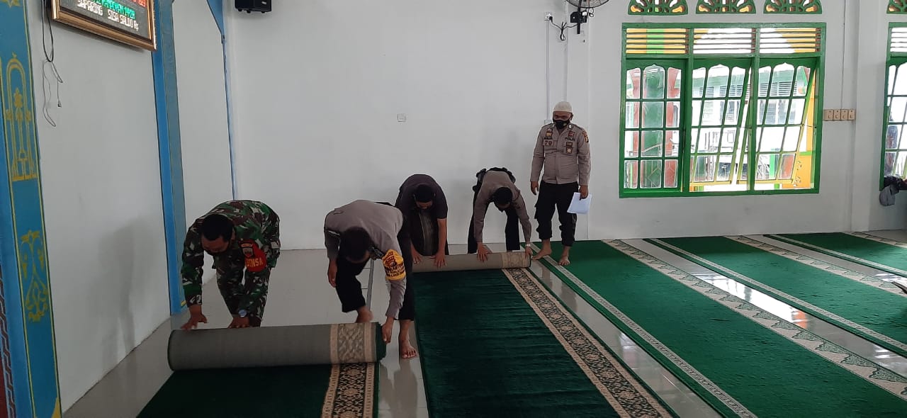 Polsek Kuala Kampar Ajak Pengurus Masjid Terapkan Protokol Kesehatan Saat Ibadah