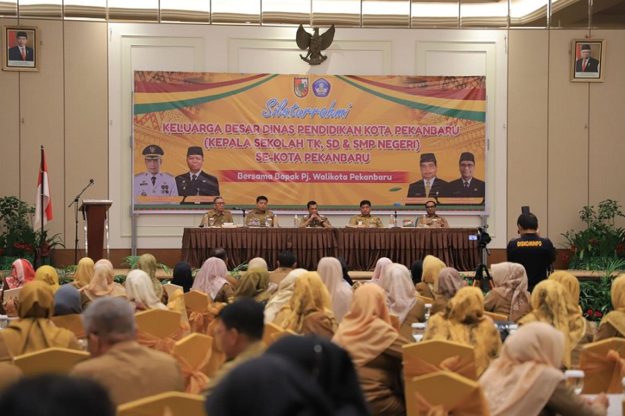 Muflihun Silaturahmi dengan Para Kepsek Tingkat TK, SD dan SMP se-Pekanbaru