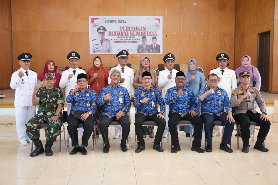 5 Pj Kades di Lantik Sekda;  Bupati  Minta Pj Kades Terbuka Tingkatkan Pelayanan Pada Masyarakat