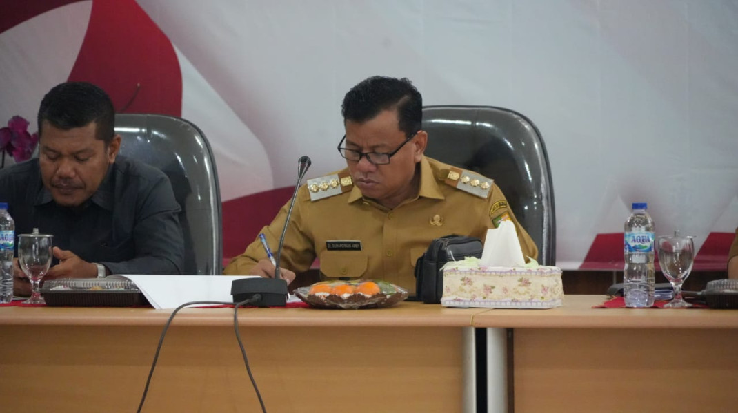 Gelar Rakor Bersama Kepala OPD Dan Camat, Bupati : Instruksikan Seluruh Jajaran Gesa Pembangunan Di Kuansing