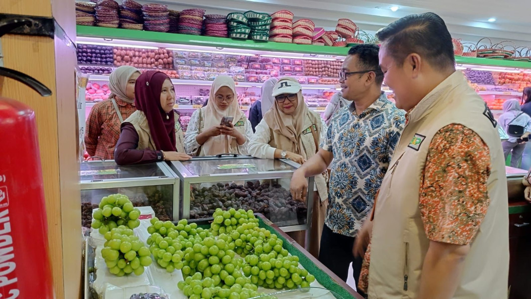 Upaya Jaga Keamanan Pangan, DKP Pekanbaru Periksa Anggur Muscat