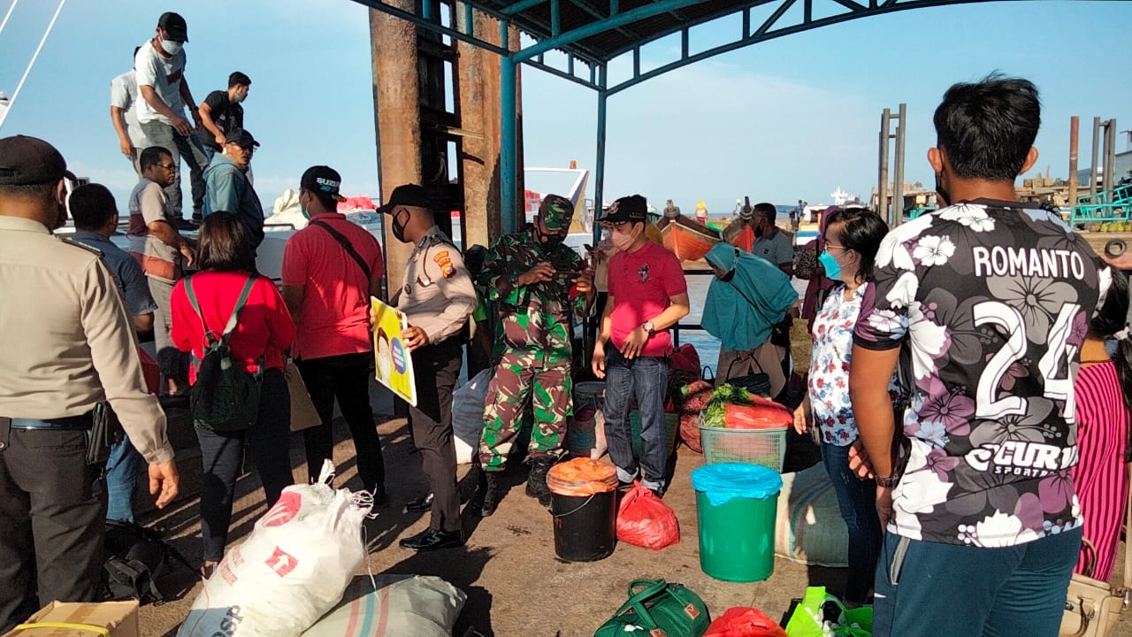 Polsek Kuala Kampar Tingkatkan Penanganan Covid-19 di Masa PPKM Berbasis Mikro