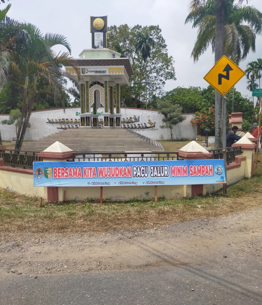 Saat Pacu Jalur Event Nasional  DLH Kuansing Kampanyekan Gerakan Minim Sampah