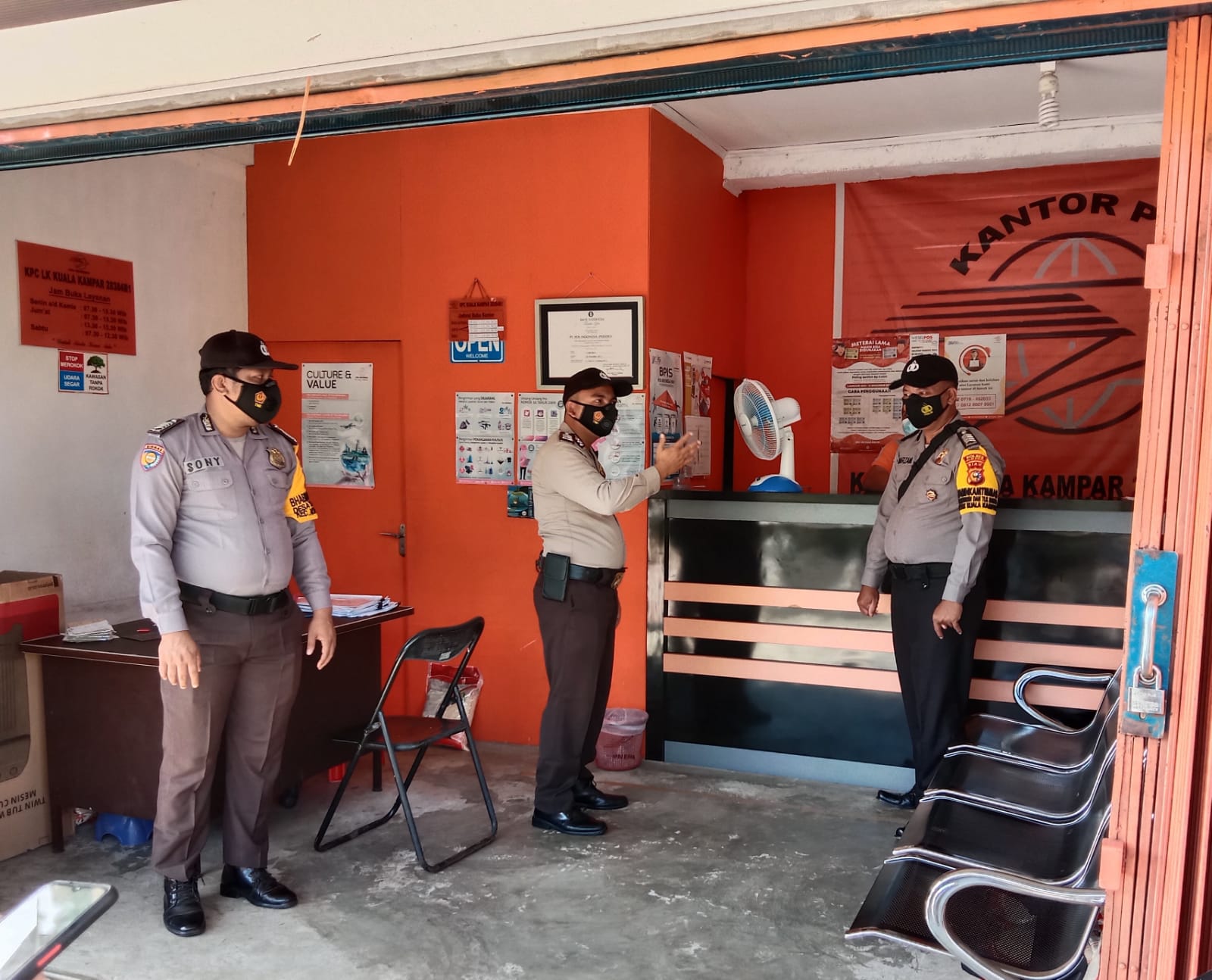 Perketat Pengamanan Wilkum dari Aksi C3, Polsek Kuala Kampar Gelar KRYD