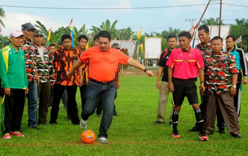Dibuka Wabup Khairizal, Open Turnamen Mini Soccer LMPI Inhu Resmi Dimulai