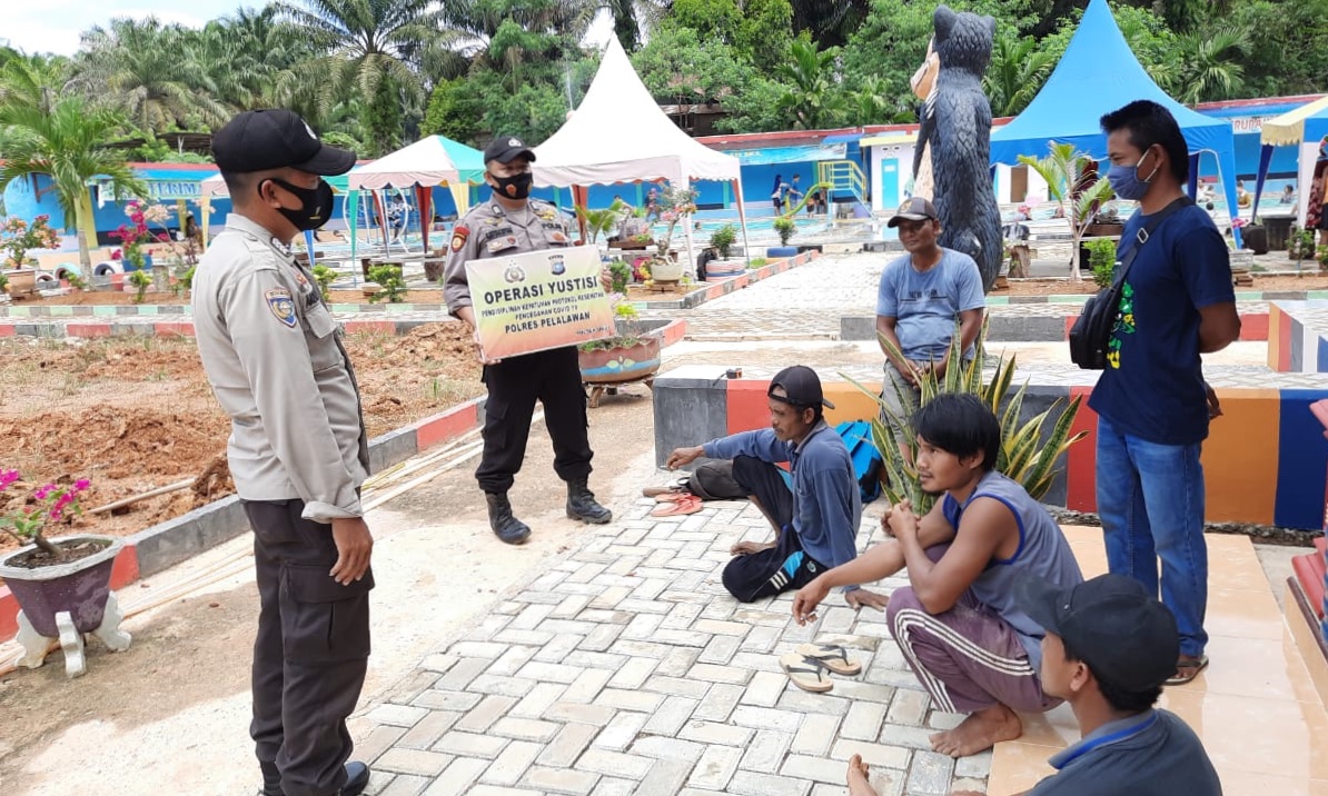 Polsek Ukui Terus Gelar Operasi Yustisi di Pusat Perbelanjaan