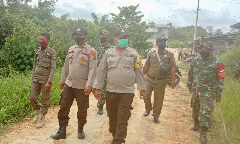 Polsek Bunut Laksanakan Patroli Karhutla Gabungan