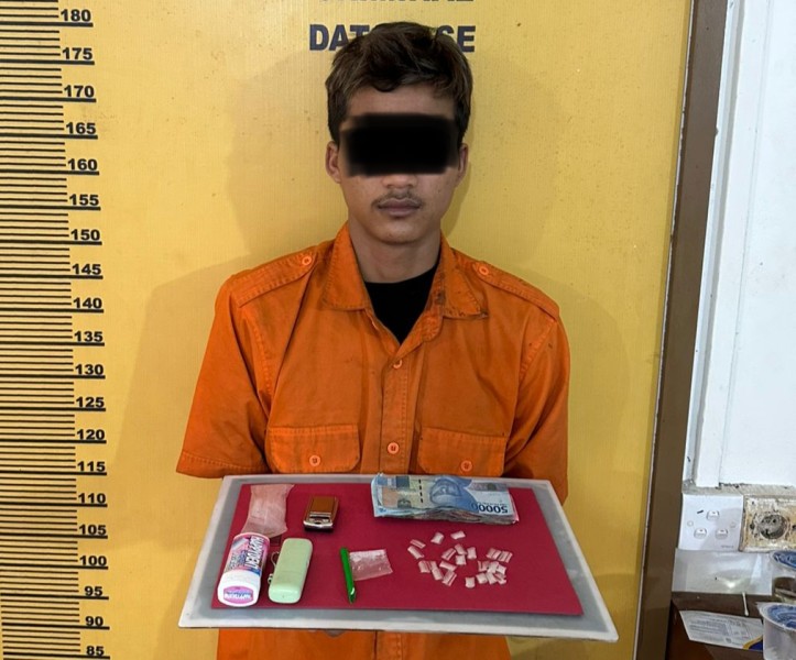 Simpan Sabu dalam Botol dan Pod, Pemuda Rengat Diciduk Polisi