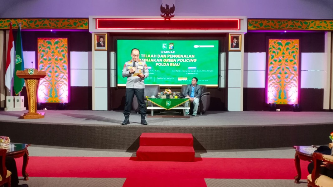 Kapolda Riau Perkenalkan Konsep Green Policing untuk Pemolisian Ramah Lingkungan