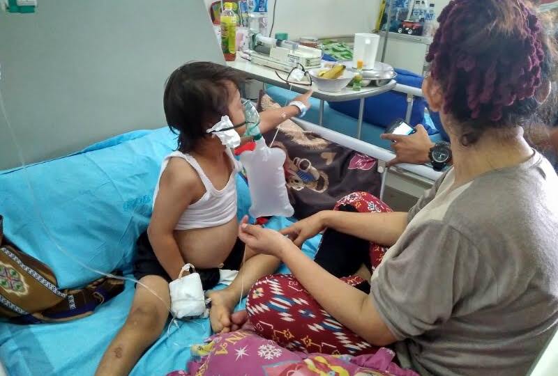 Dizan, Bocah Penderita Jantung Bocor di Pekanbaru Butuh Donasi