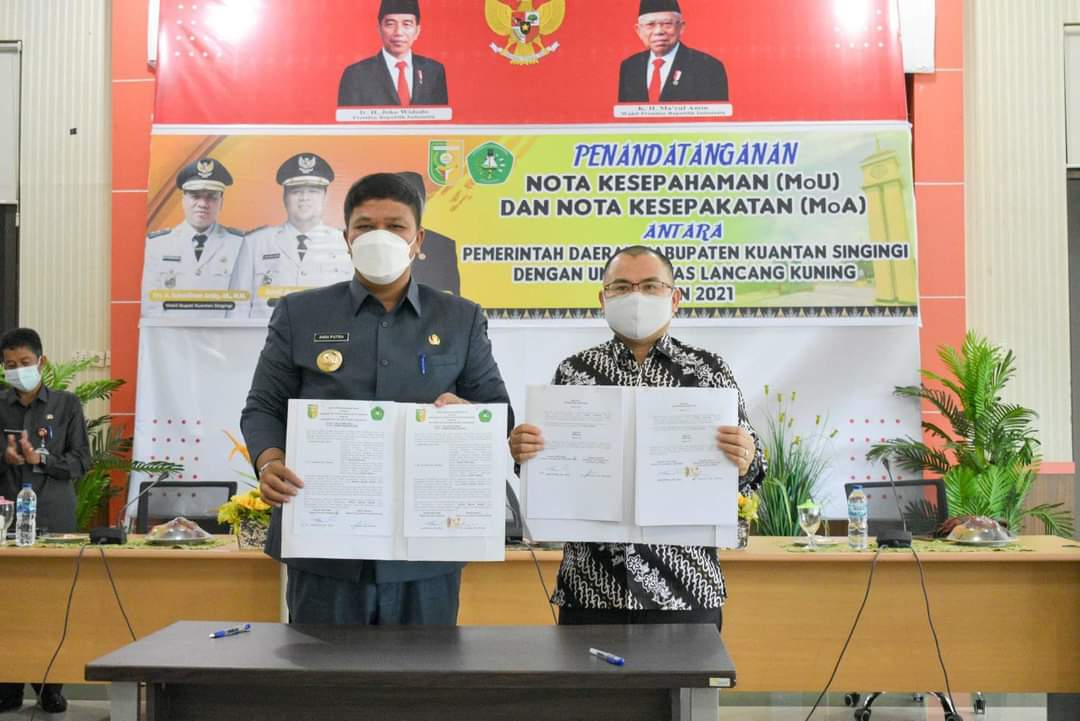 Tingkatkan SDM   Pemkab Kuansing Jalin MoU Dengan Unilak